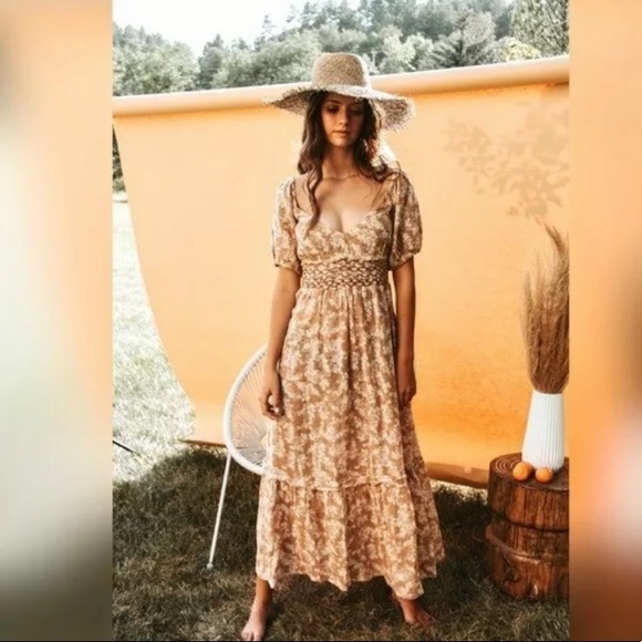 Free People Ellie Printed Maxi Dress - Picture 3 of 8